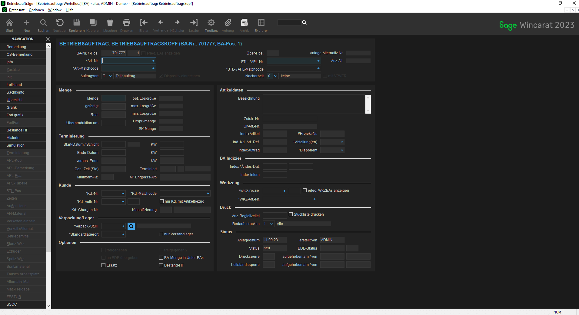  Neues Layout: Dunkel