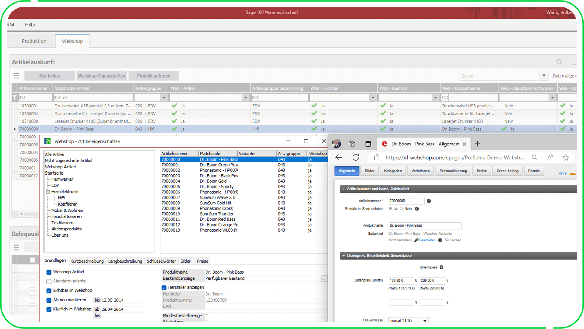 Sage 100: Integrierte Warenwirtschaft