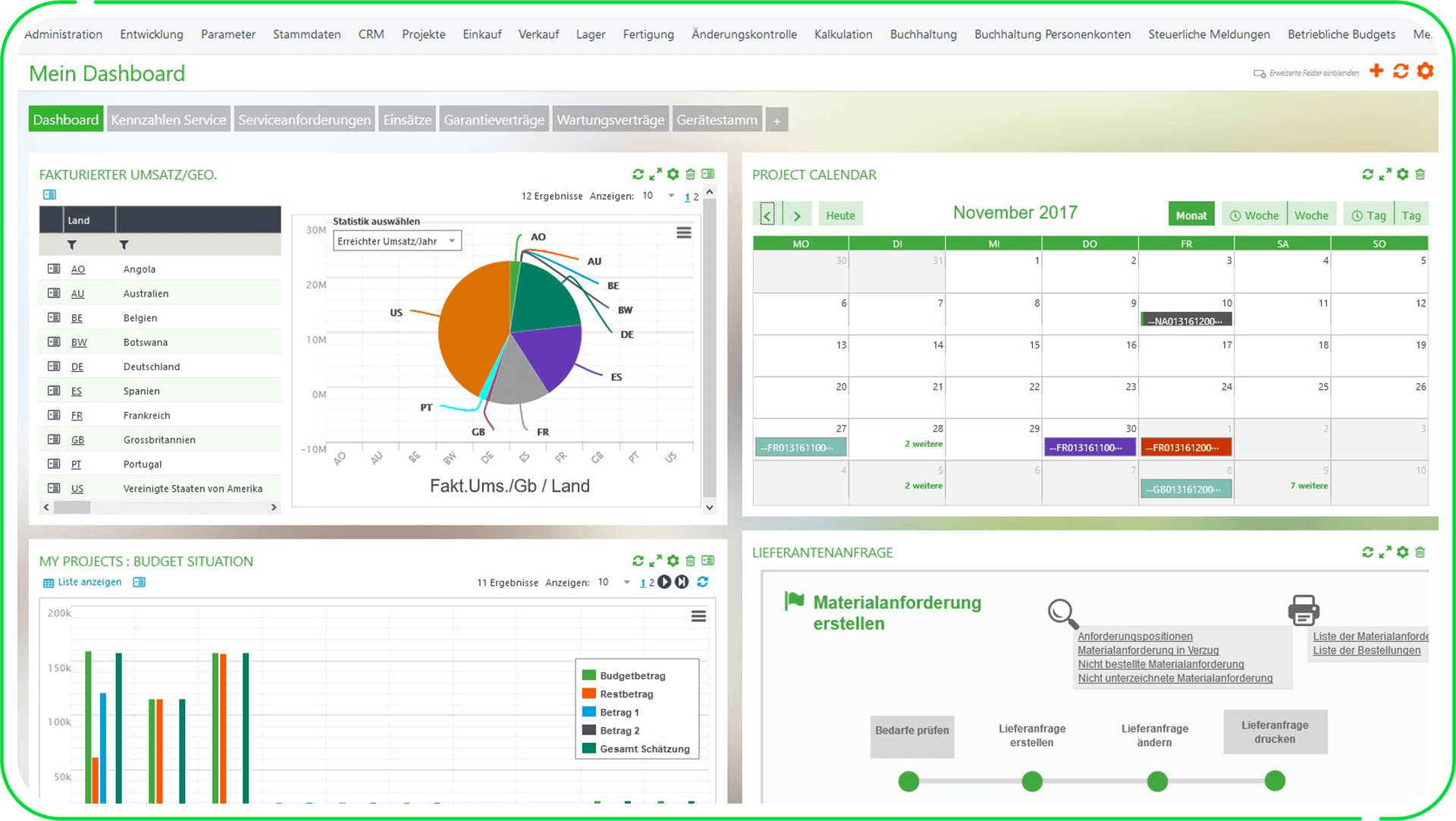  Sage X3 Workspace Screen