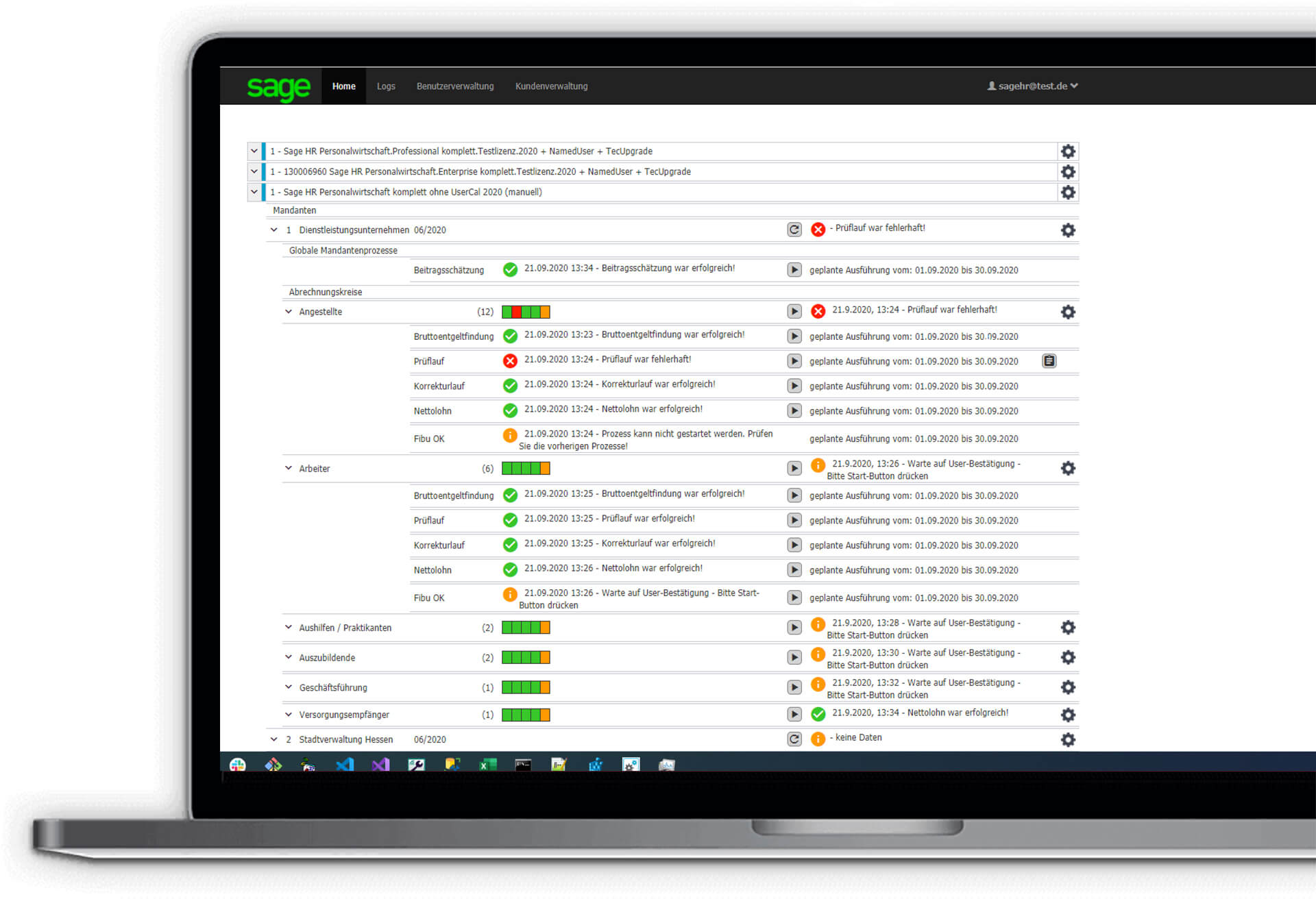 Sage HR Suite Prsonalabrechnung Abrechnungsautomatisierung