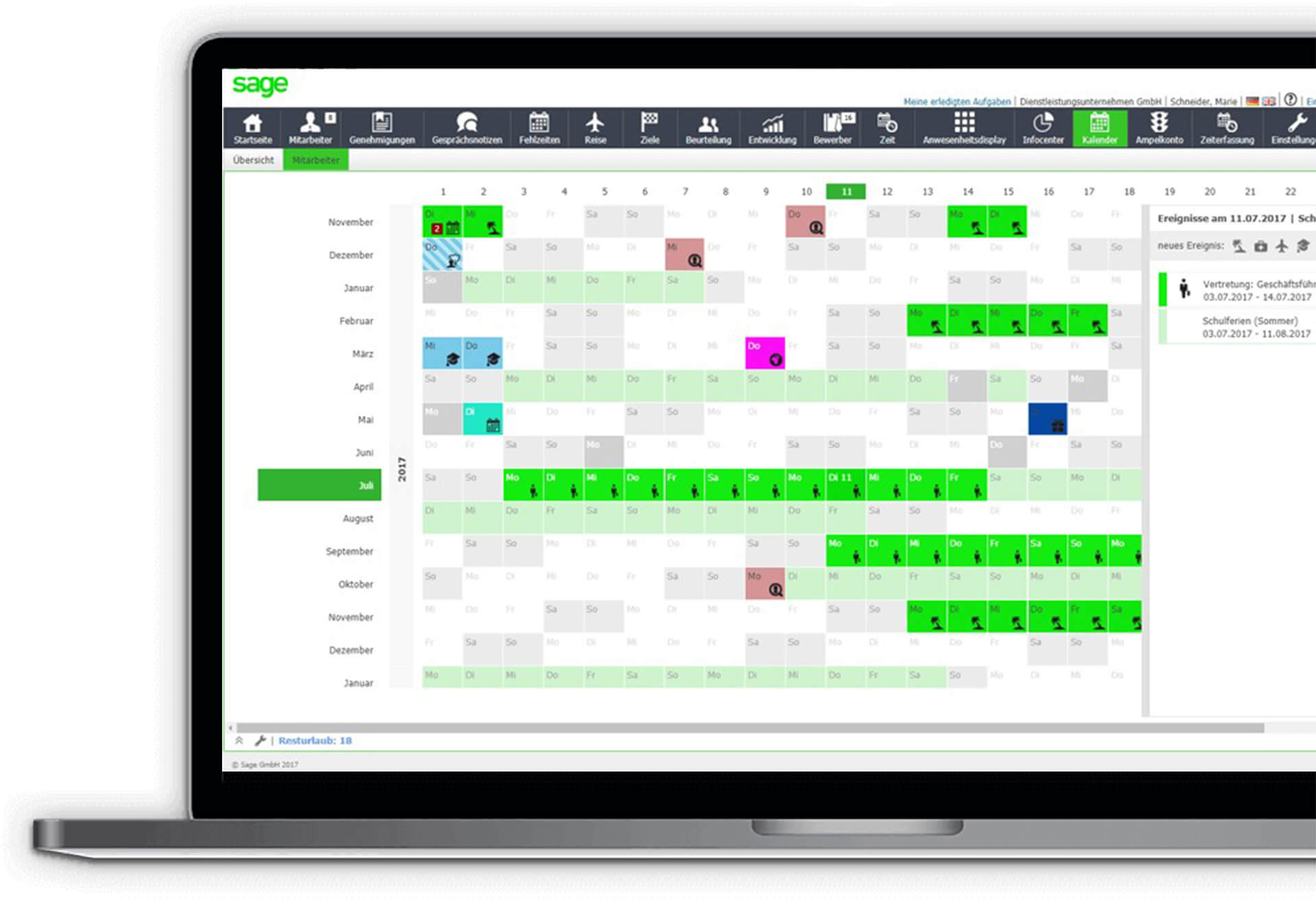 Sage HR Suite Personalabrechnung Time