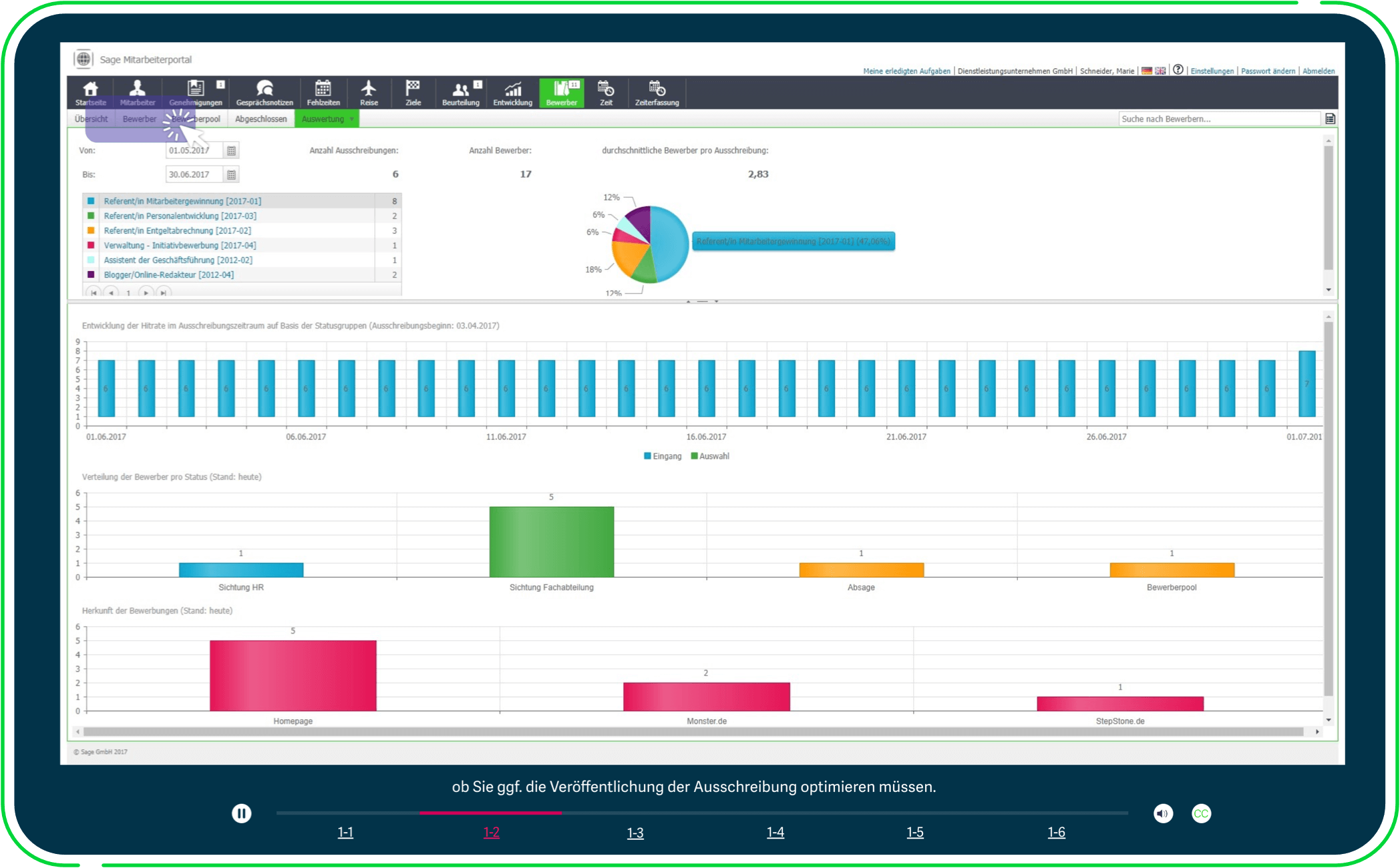 Erleben Sie Sage HR Suite Cloud Plus in Aktion