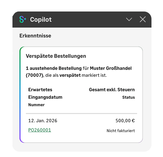  Copilot Bestellungen