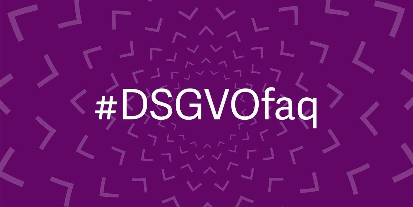 FAQ DSGVO