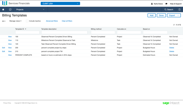 costing & billing - product 4
