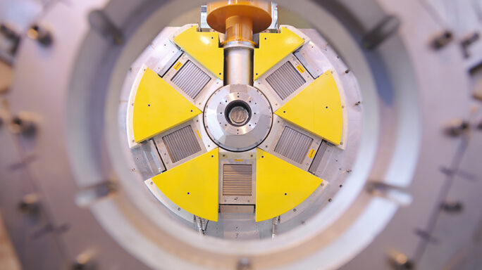 Part of particle accelerator