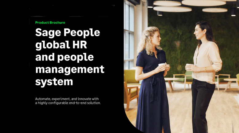 sage people brochure cover