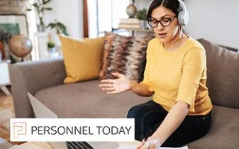 The emerging People strategy and what it means for HR webinar photo of woman working from home