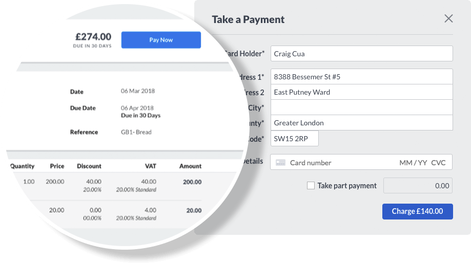 Integrate Invoice Payments Sage Business Cloud Sage UK