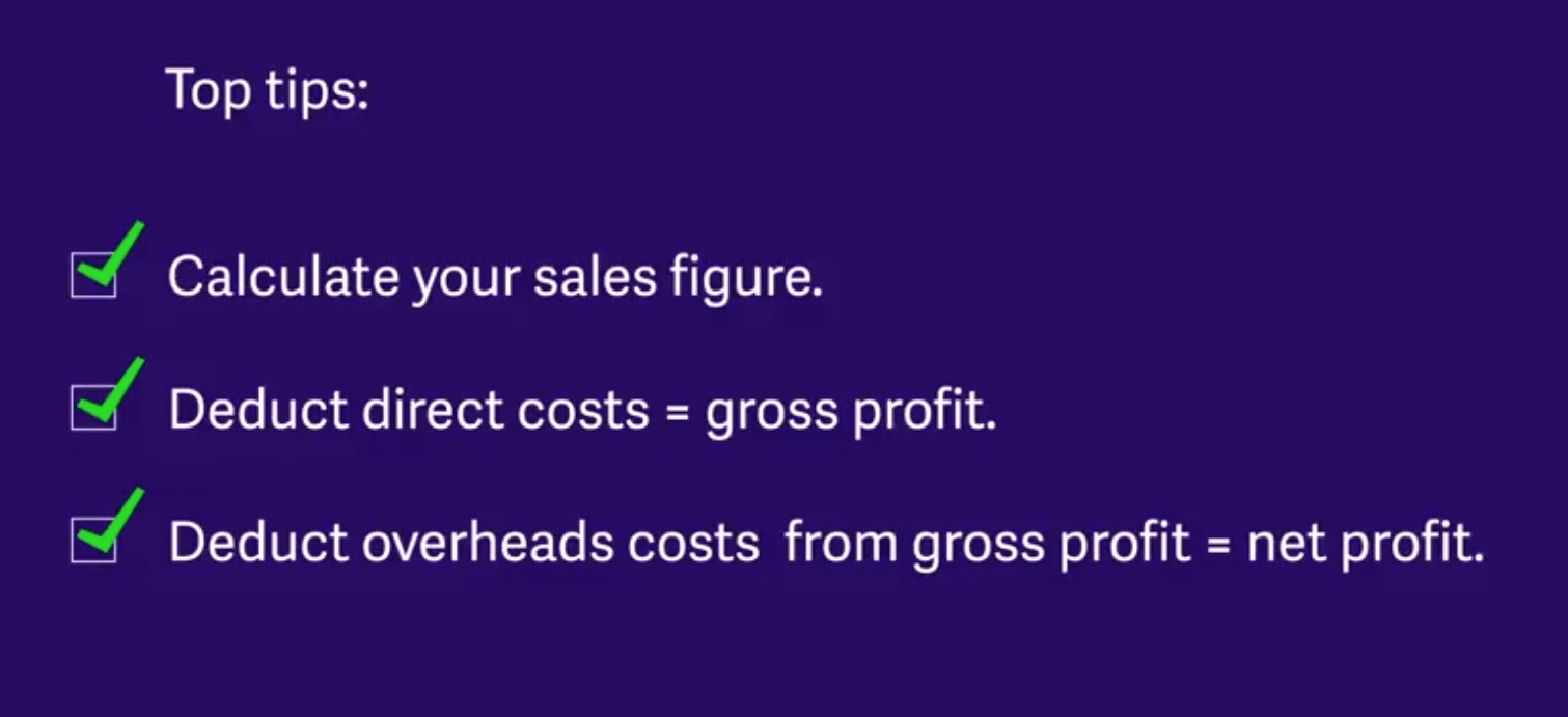 How to calculate gross profit