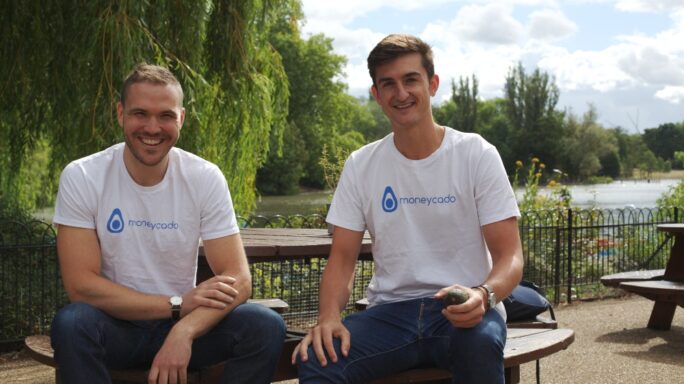 Oliver Mitchell and Matt Handley, the co-founders of fintech company Moneycado