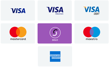 Payment by credit/debit cards