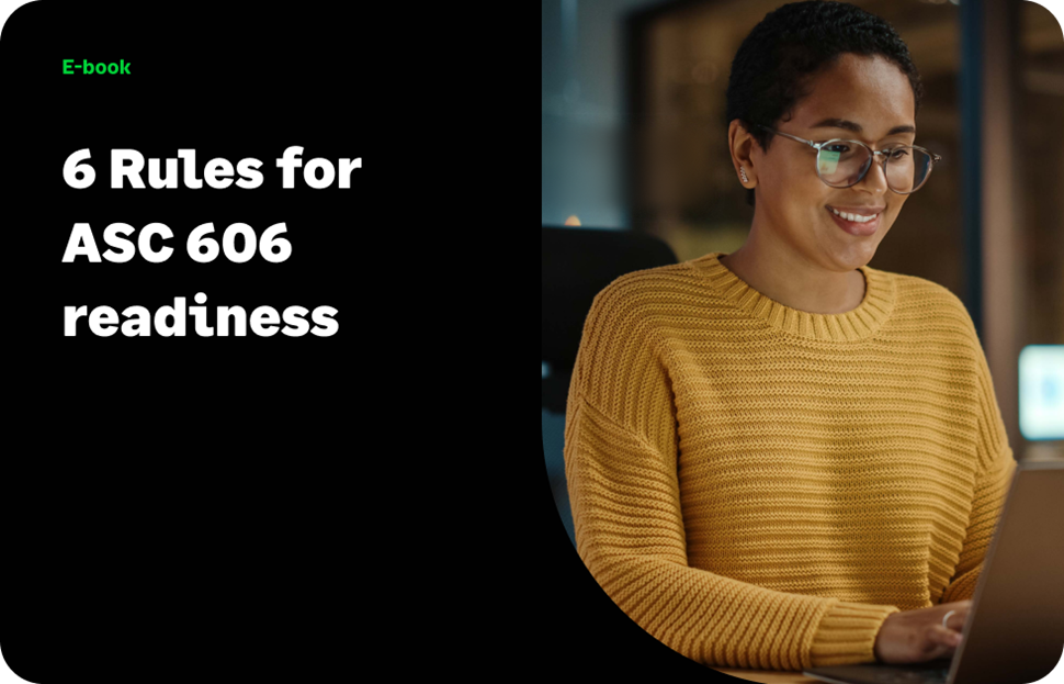 Sage Intacct 6 rules for ASC 606 readiness ebook Sage Intacct 6 rules for ASC 606 readiness ebook