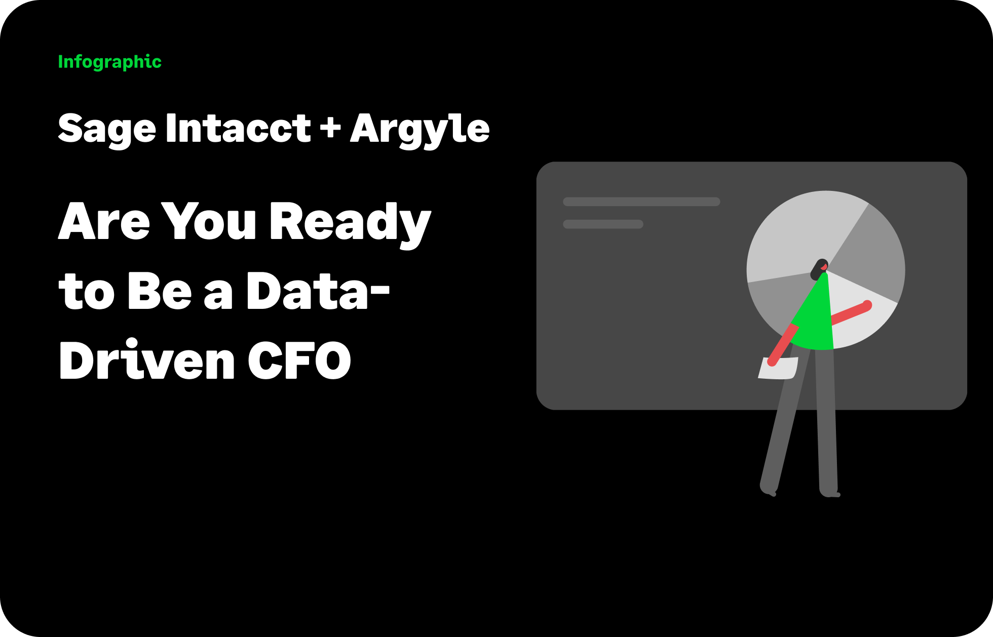 Sage Intacct are you ready to be data driven CFO infographic