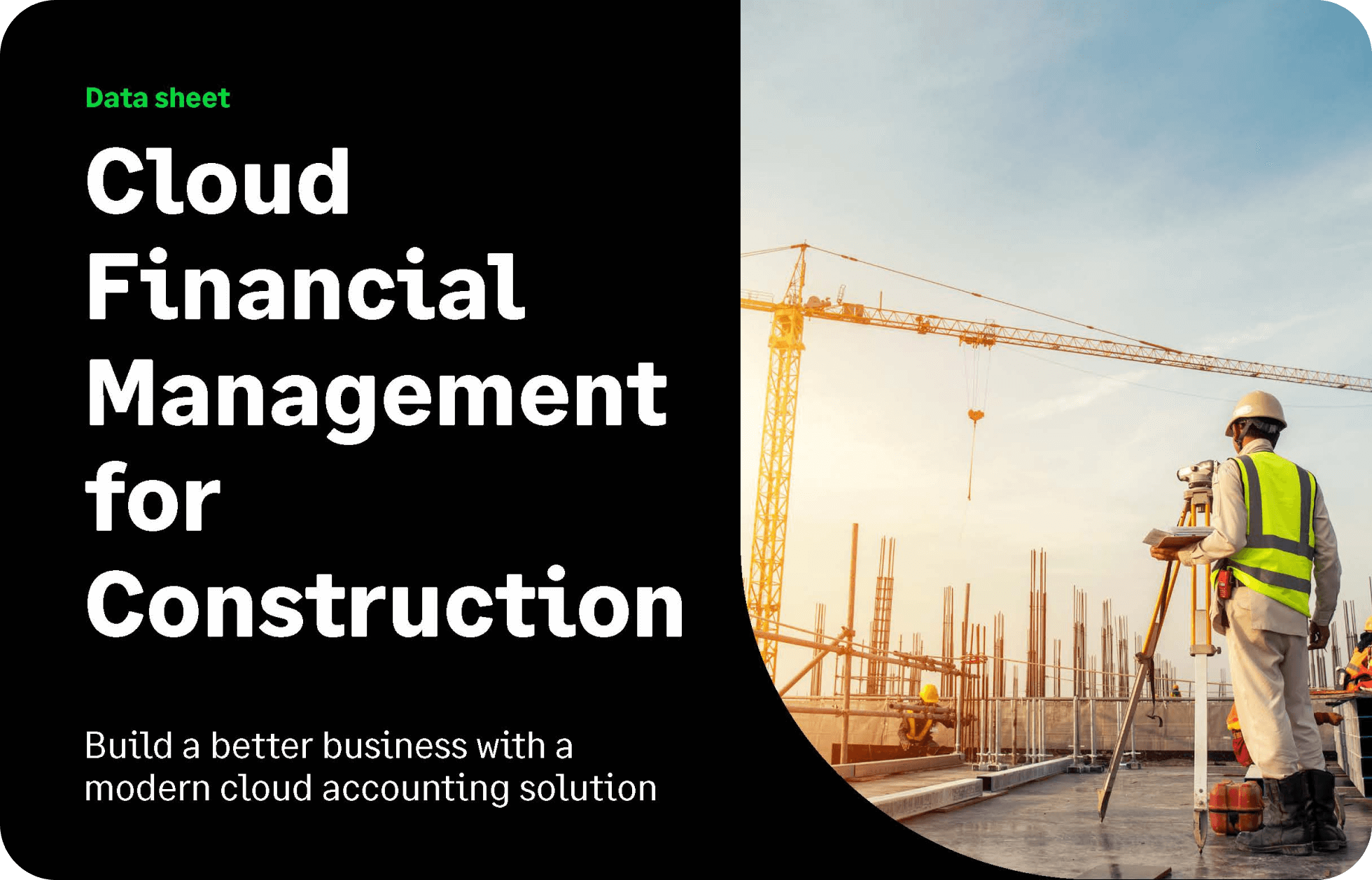 Sage Intacct cloud financial managemen for construction datasheet