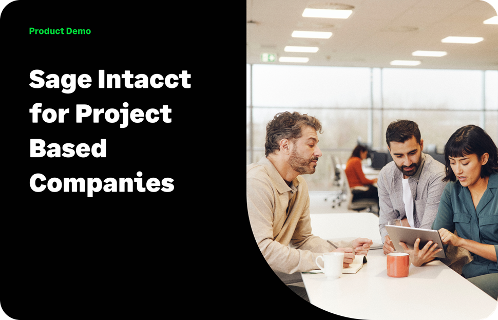 Sage Intacct for project based companies