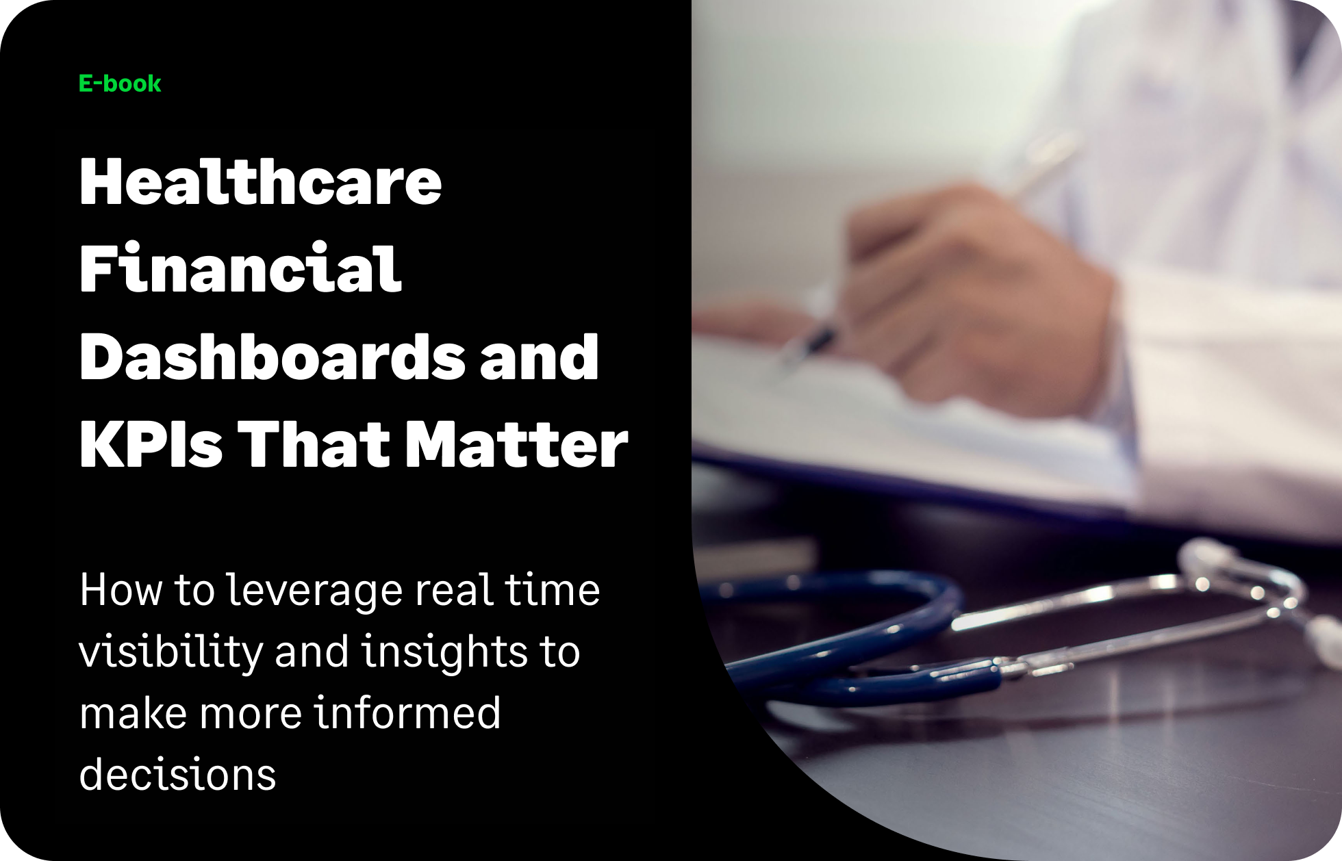 Sage Intacct healthcare financial dashboards KPIs that matter ebook