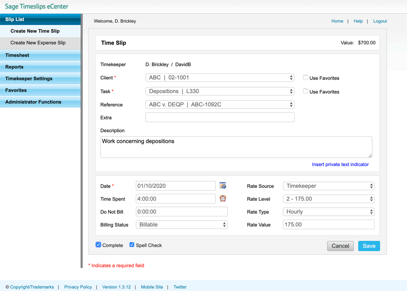 Time Slips Program Time Tracking and Billing Software by Timeslips | Sage US