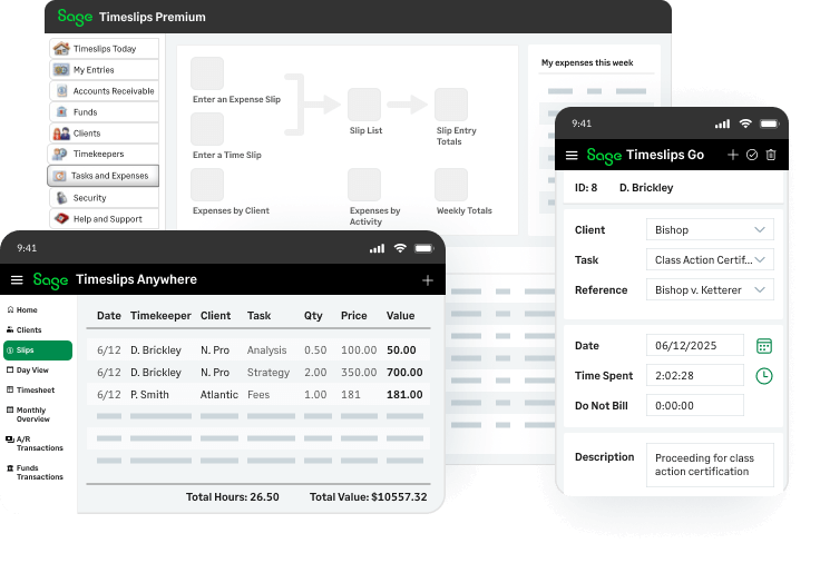 Time Slips Program Sage Timeslips - Flexible Time and Billing Software | Sage US