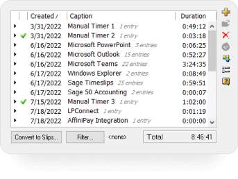 Time Slips Program Time management software for law firms | Free Trial | Sage US