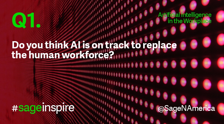 Do you think AI is on track to replace the human workforce?