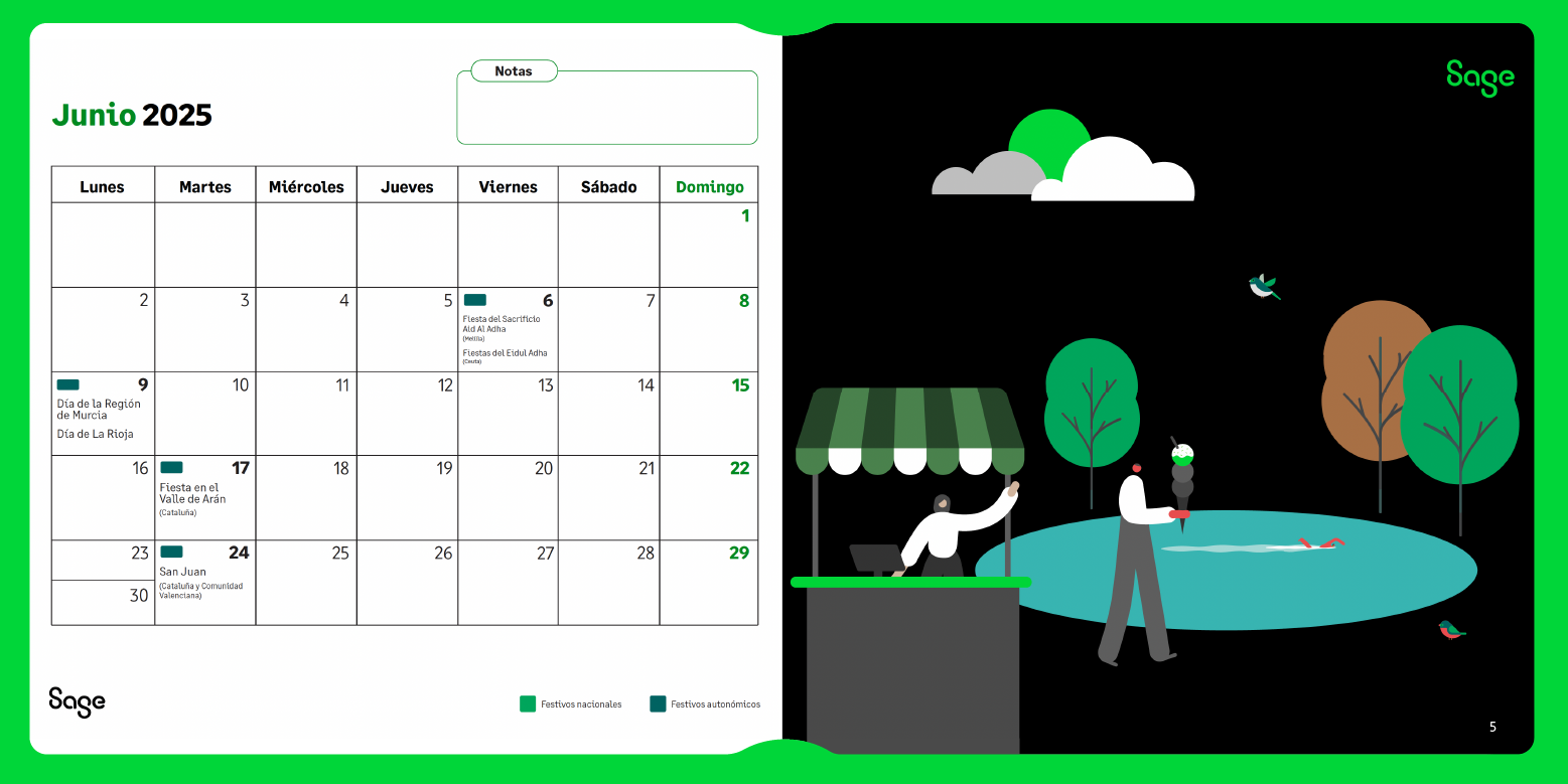 [GUIA] Calendario Laboral 2025 (descargable) I Sage Advice
