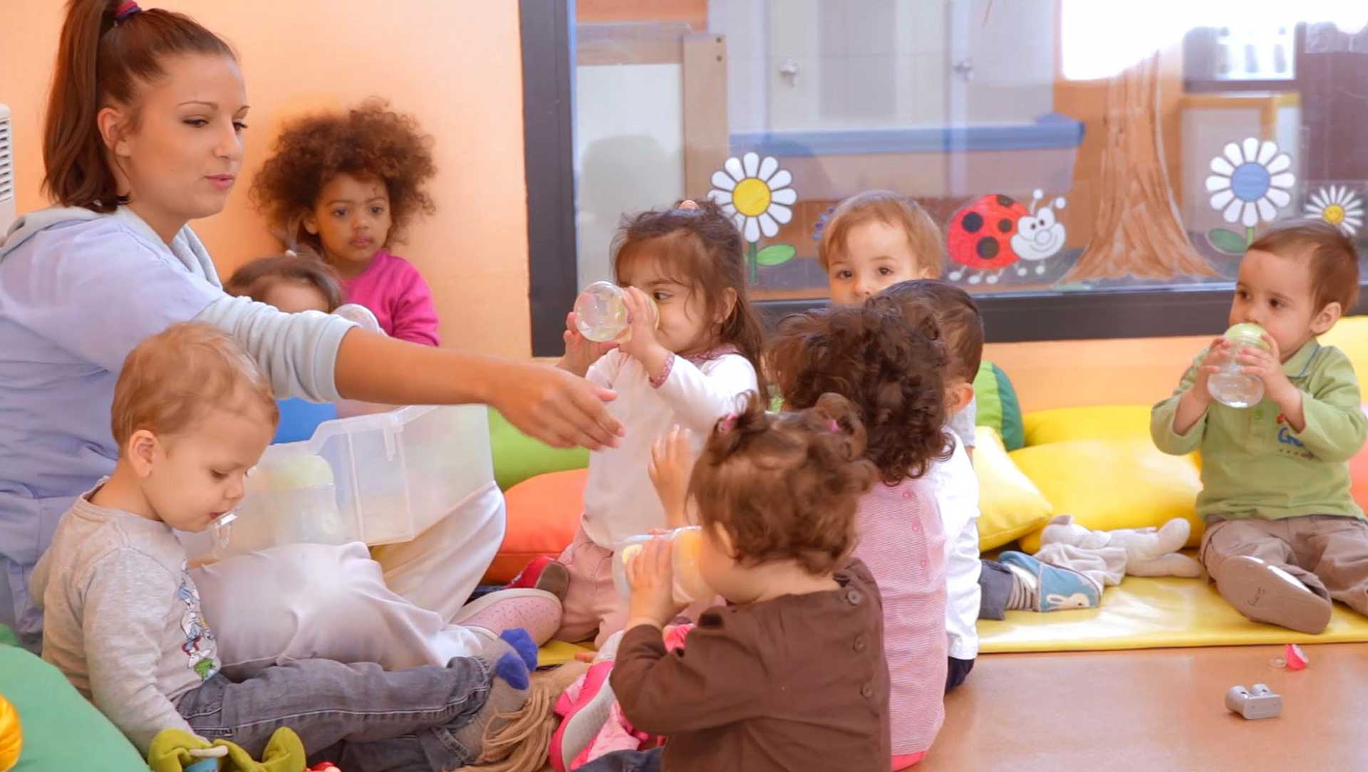 Une crèche La Maison Bleue, groupe utilisateur de Sage FRP 1000