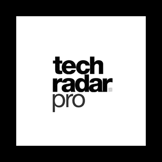 Logo techradarpro noir sur blanc